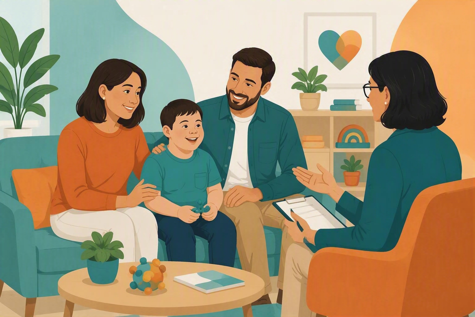 Parent counselling session at SMILES CDC